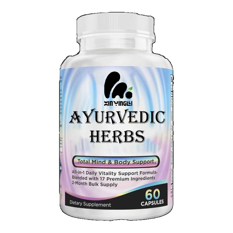 Ayurvedic & Herbal Wellness Kits - 60 Kapseln mit ayurvedischem Kräuterkomplex, der