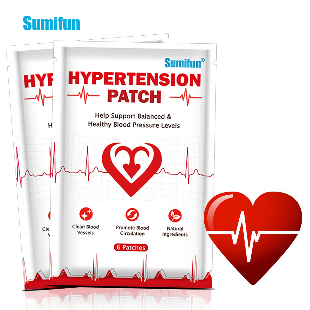 Herbal Zone - Sumifun 6 stücke Hypertonie Patches Kräuter