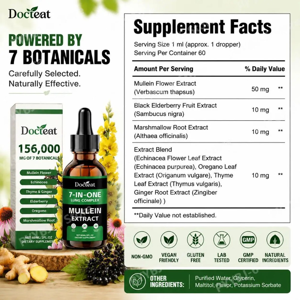 Docteat 7-in-1 Königskerzenext – Herbal And Wellness Bewertung und Preis